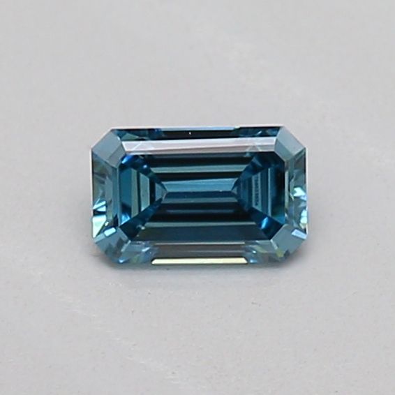 0.14 CT Fancy Vivid Blue EMERALD