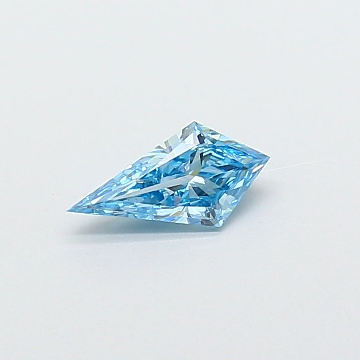 0.44 CT Fancy Vivid Blue KITE