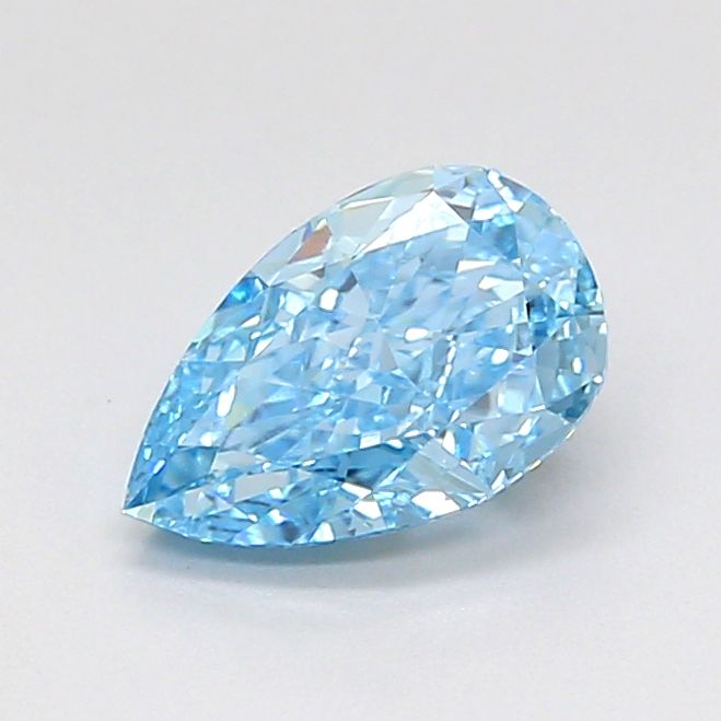 1.01 CT Fancy Vivid Blue PEAR
