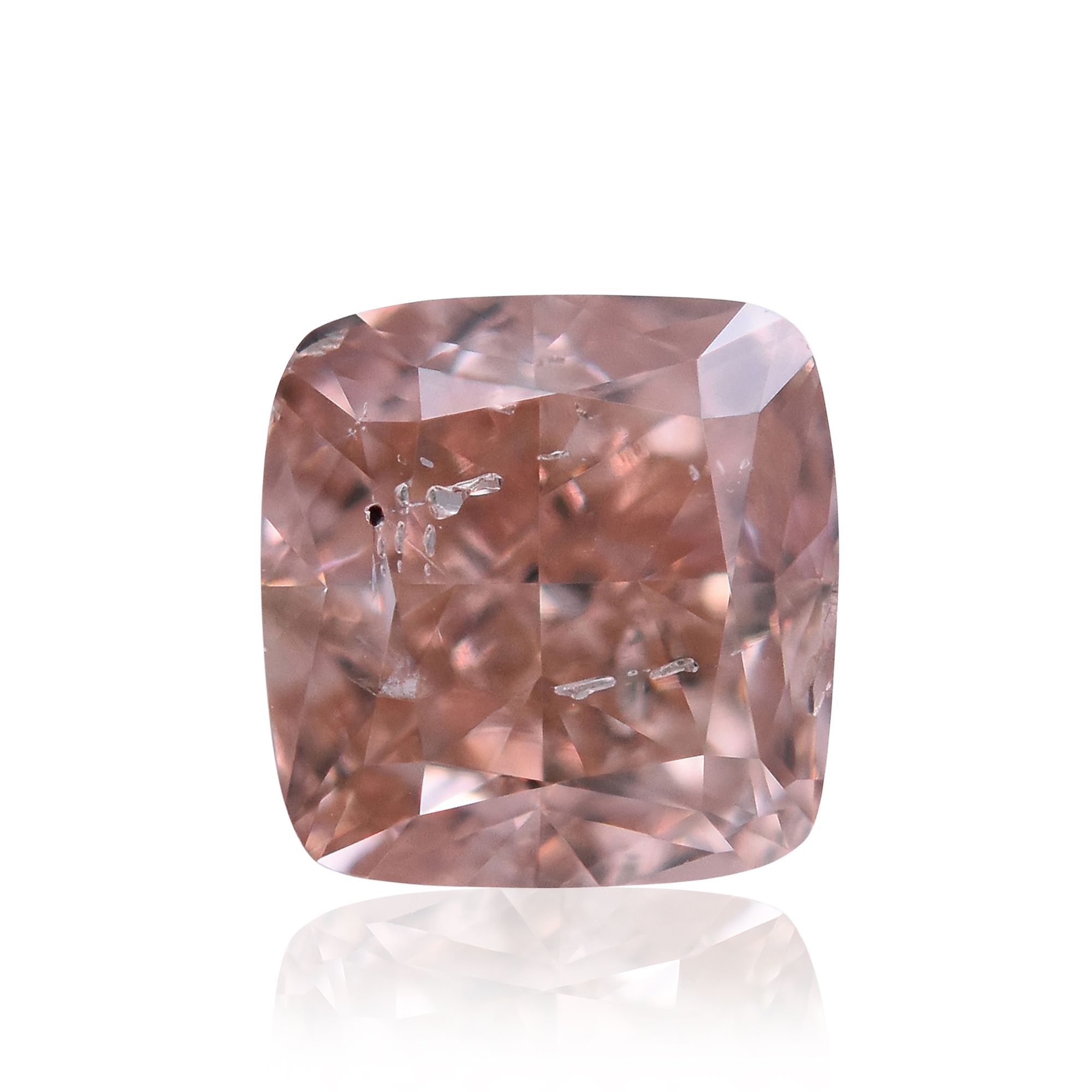 Diament 0.6 ct Fancy Orangey Pink/