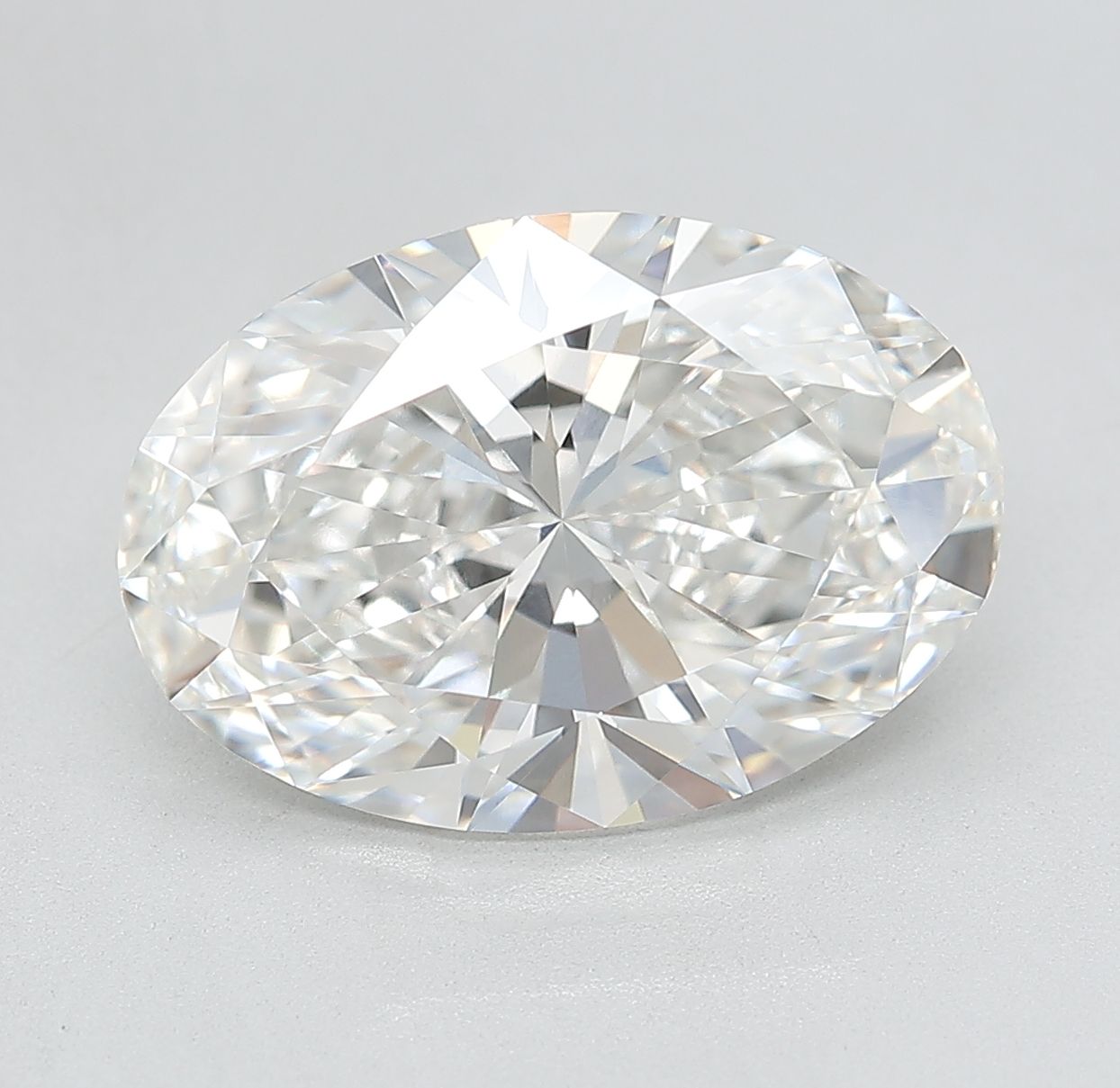 5.54 ct. oval Lab Grown Diamond front image