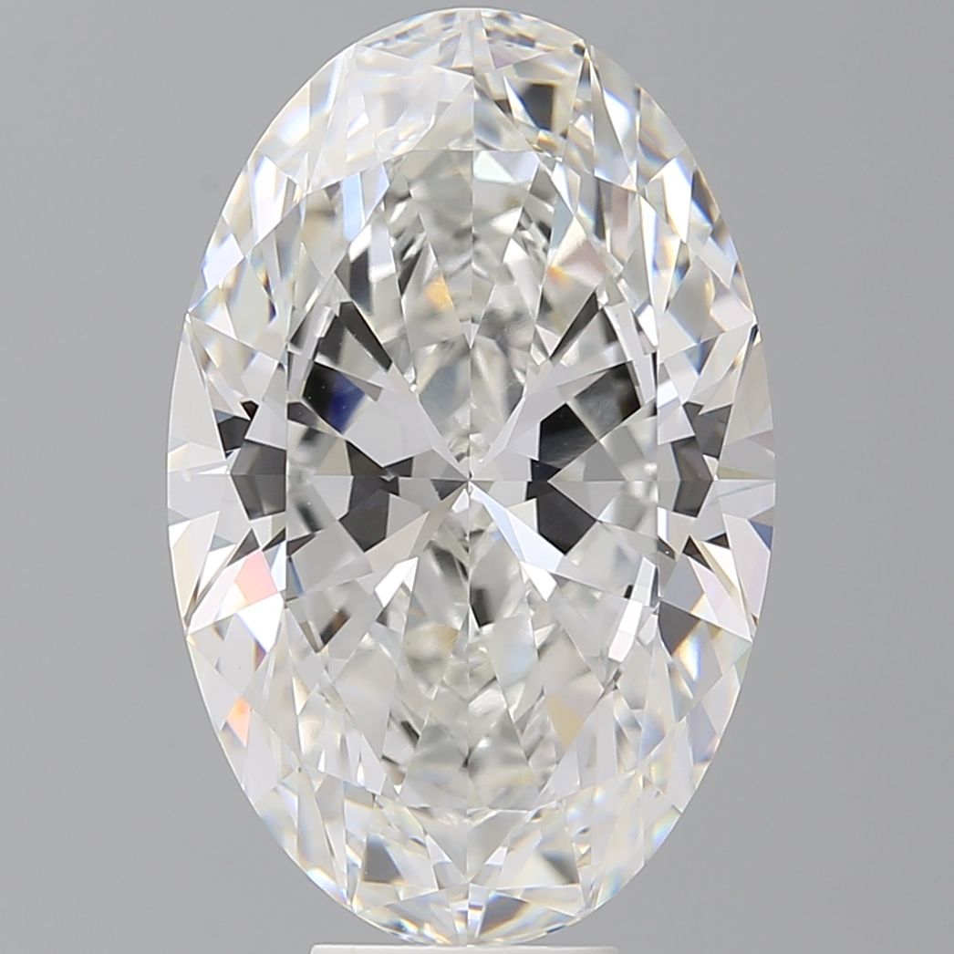 9.59 ct. oval Lab Grown Diamond front image