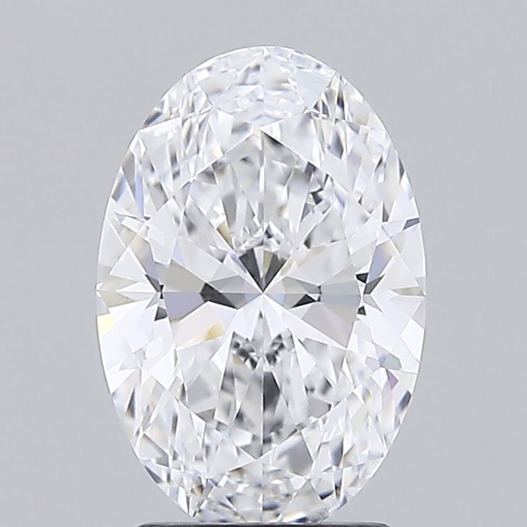 2.01 ct. oval Lab Grown Diamond front image