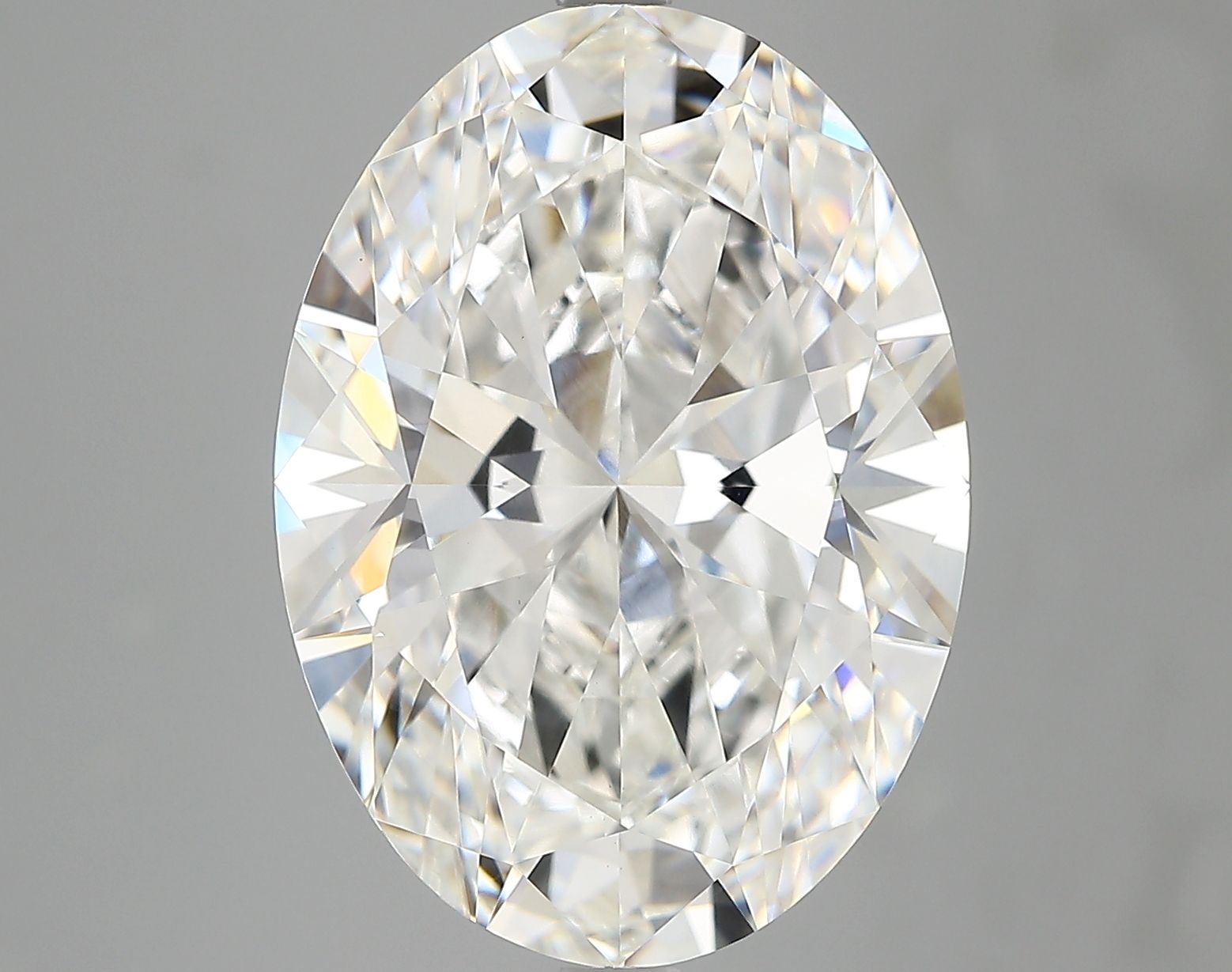 8.08 ct. oval Lab Grown Diamond front image