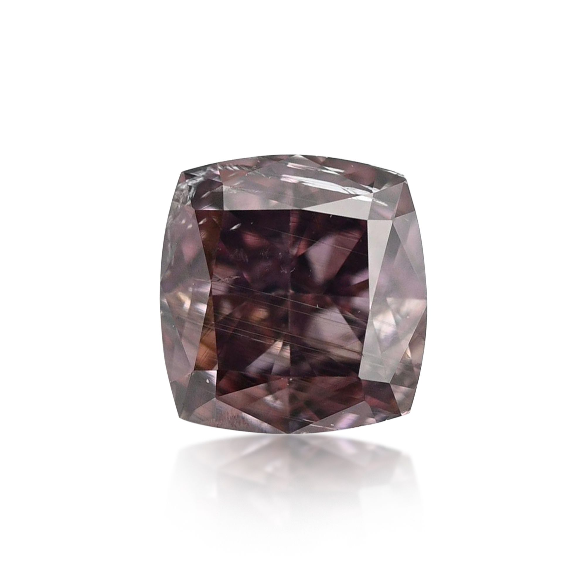 Diament 0.2 ct Fancy Dark Pink Brown/