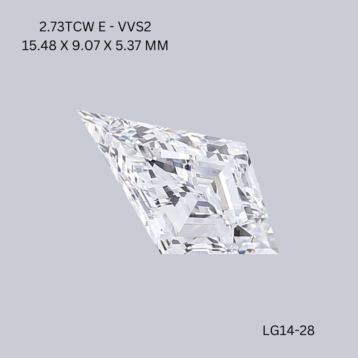 3.73 ct lab-grown Kite Diamond