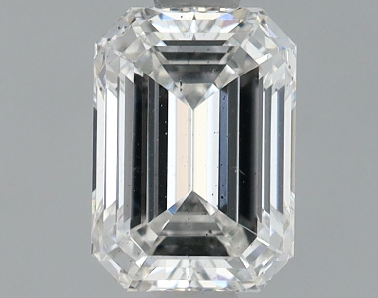 0.79 ct. emerald Lab Grown Diamond front image
