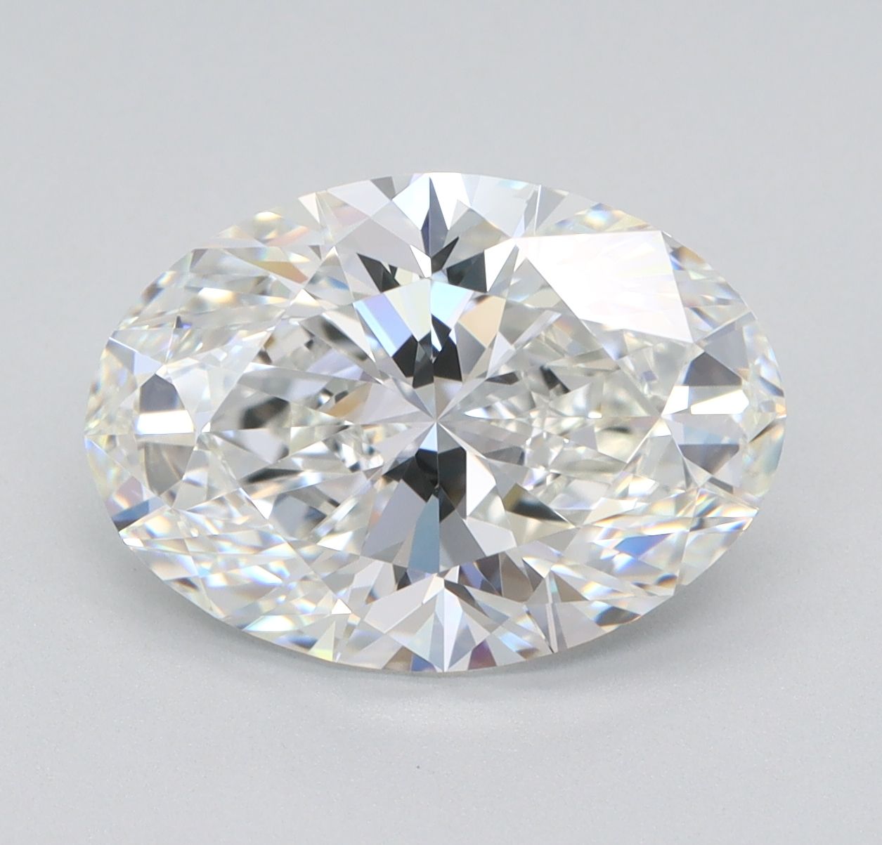 3.14 ct. oval Lab Grown Diamond front image