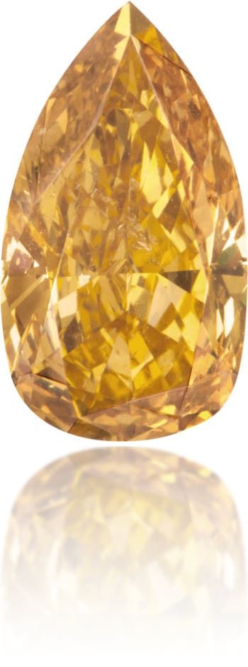 Diament 2.01 ct Fancy Deep Brownish Orangey Yellow/SI2
