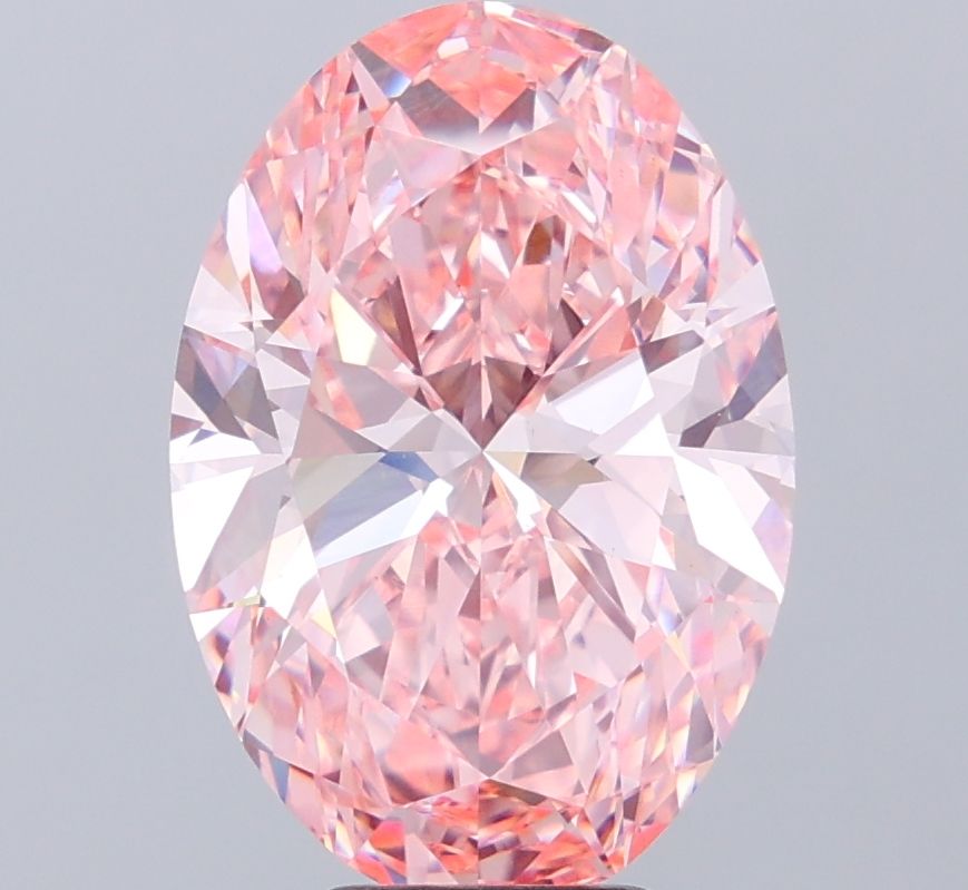 6.51 ct. oval Lab Grown Diamond front image