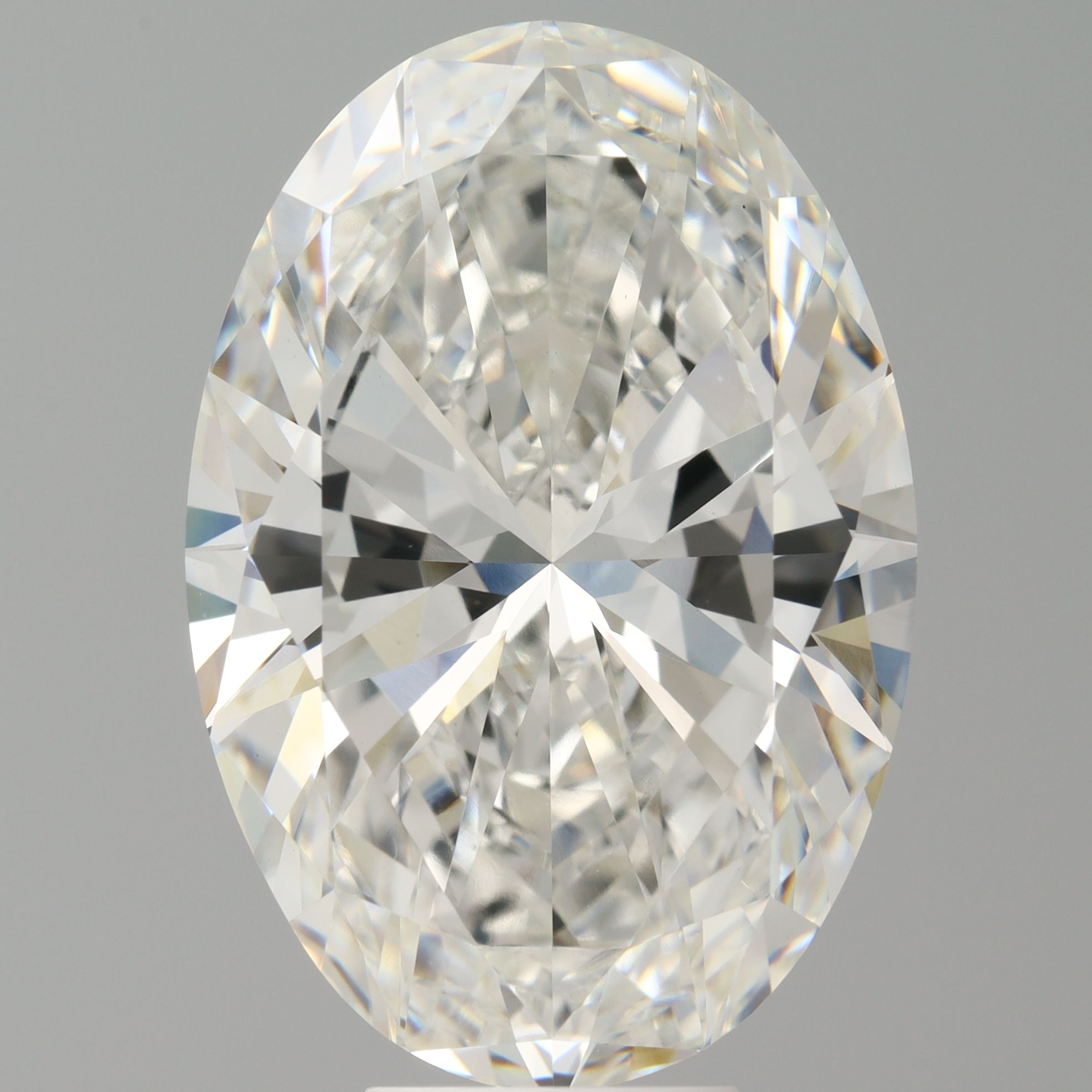 9.01 ct. oval Lab Grown Diamond front image