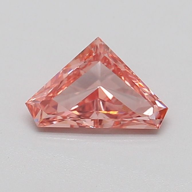 0.56 CT Fancy Intense Brownish Pink PENTAGONAL