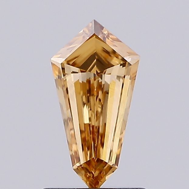 0.67 ct lab-grown Shield Diamond