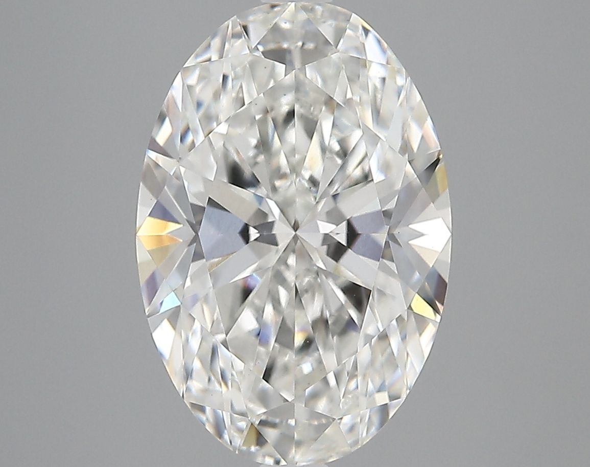 4.09 ct. oval Lab Grown Diamond front image