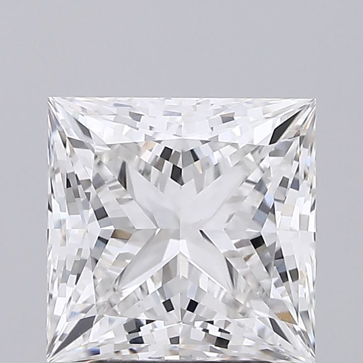 3.02 ct. princess Lab Grown Diamond front image