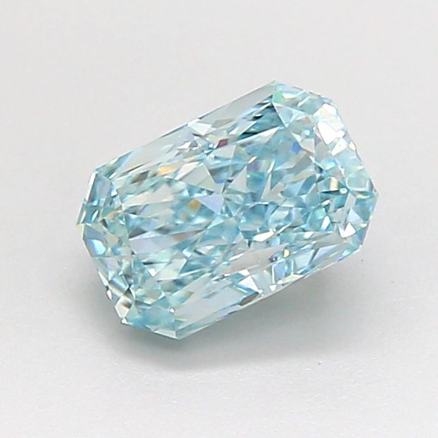 1.02 CT Fancy Intense Blueish Green RADIANT