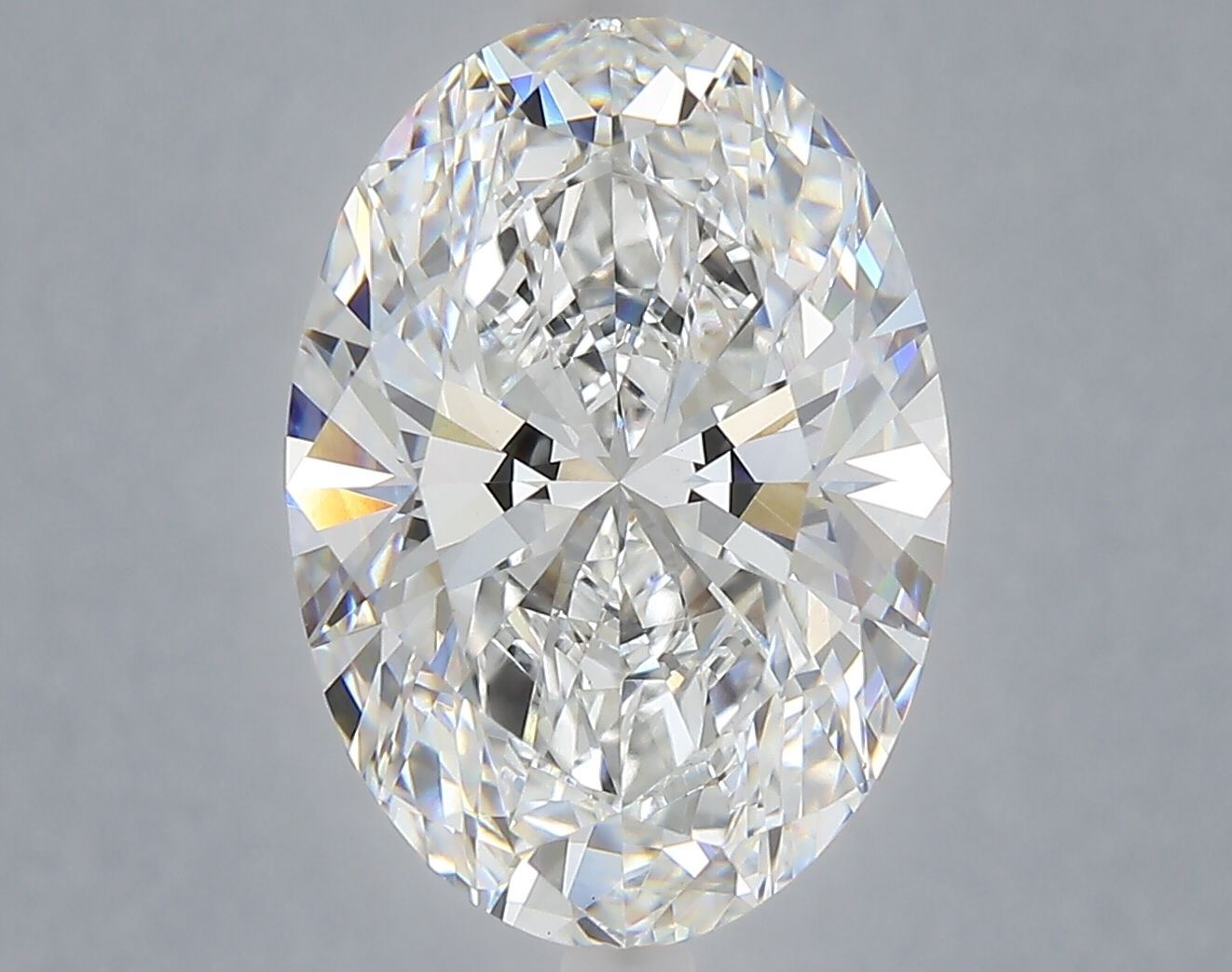 6.05 ct. oval Lab Grown Diamond front image