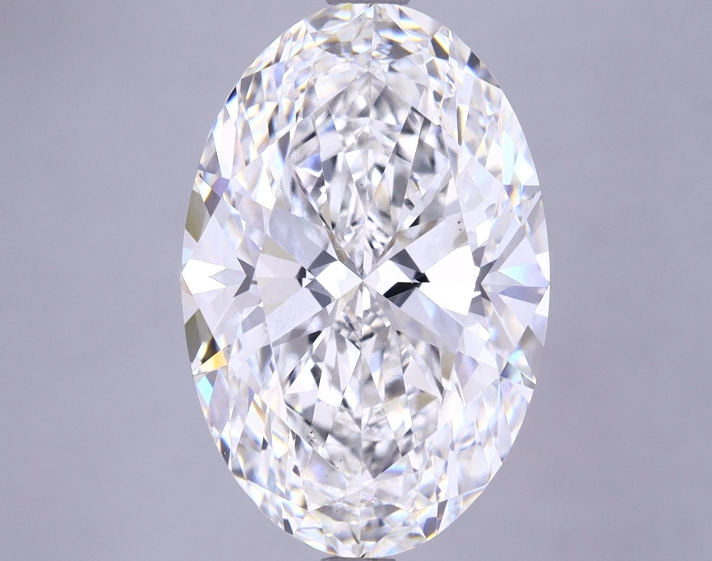 6.51 ct. oval Lab Grown Diamond front image