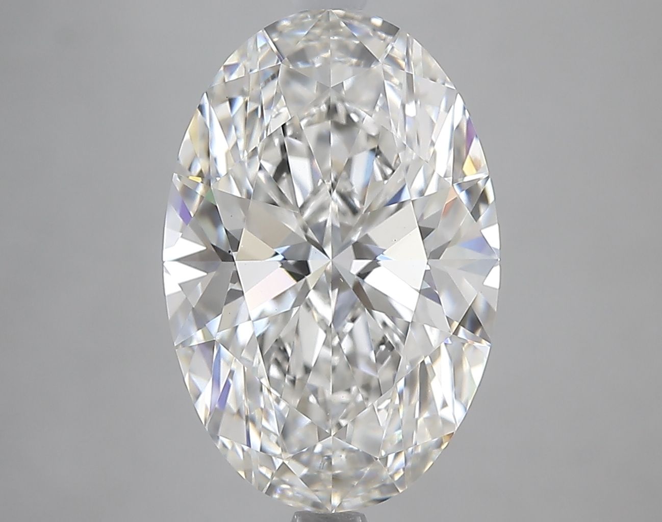 5.11 ct. oval Lab Grown Diamond front image