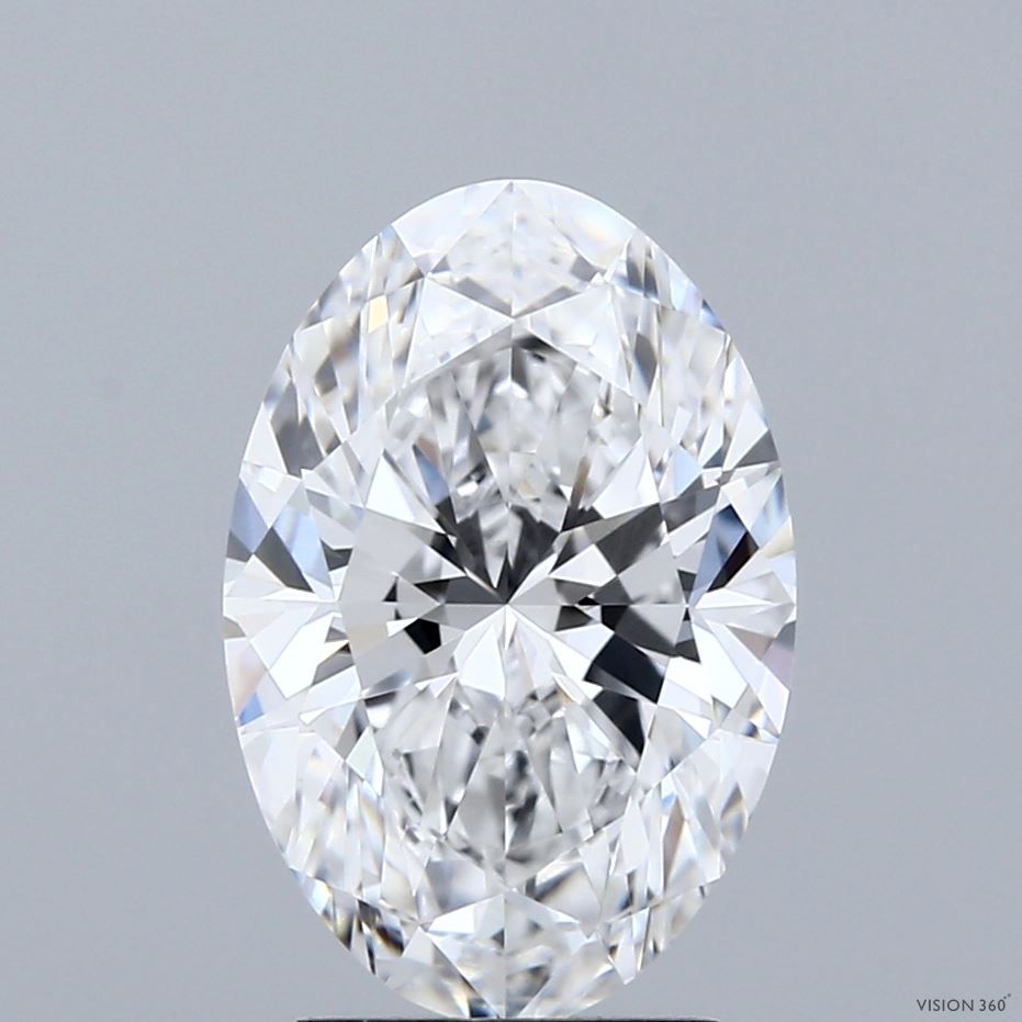 3.09 ct. oval Lab Grown Diamond front image