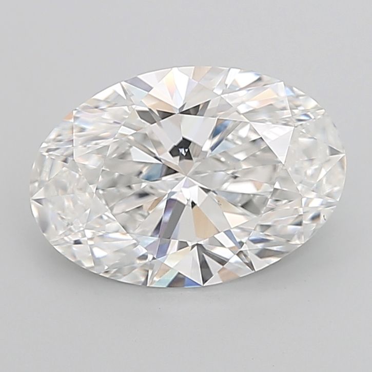7.02 ct. oval Lab Grown Diamond front image