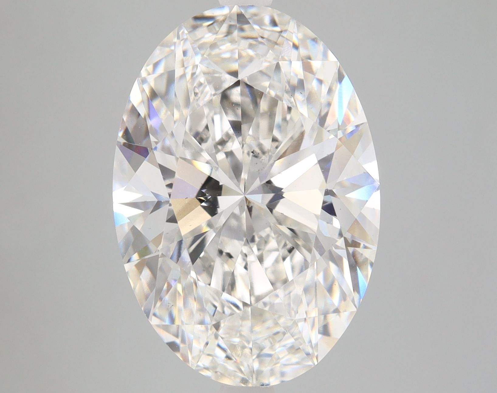 7.08 ct. oval Lab Grown Diamond front image