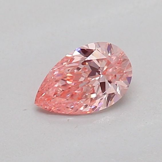 0.17 CT Fancy Vivid Pink PEAR