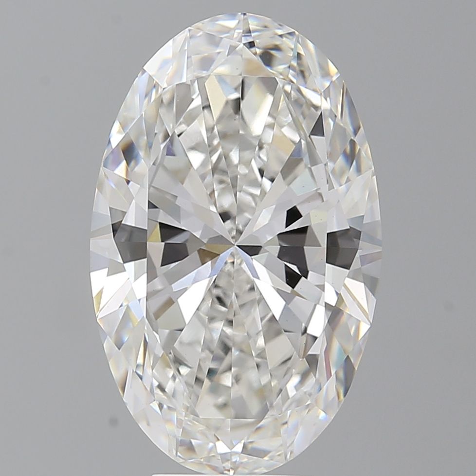 7.03 ct. oval Lab Grown Diamond front image