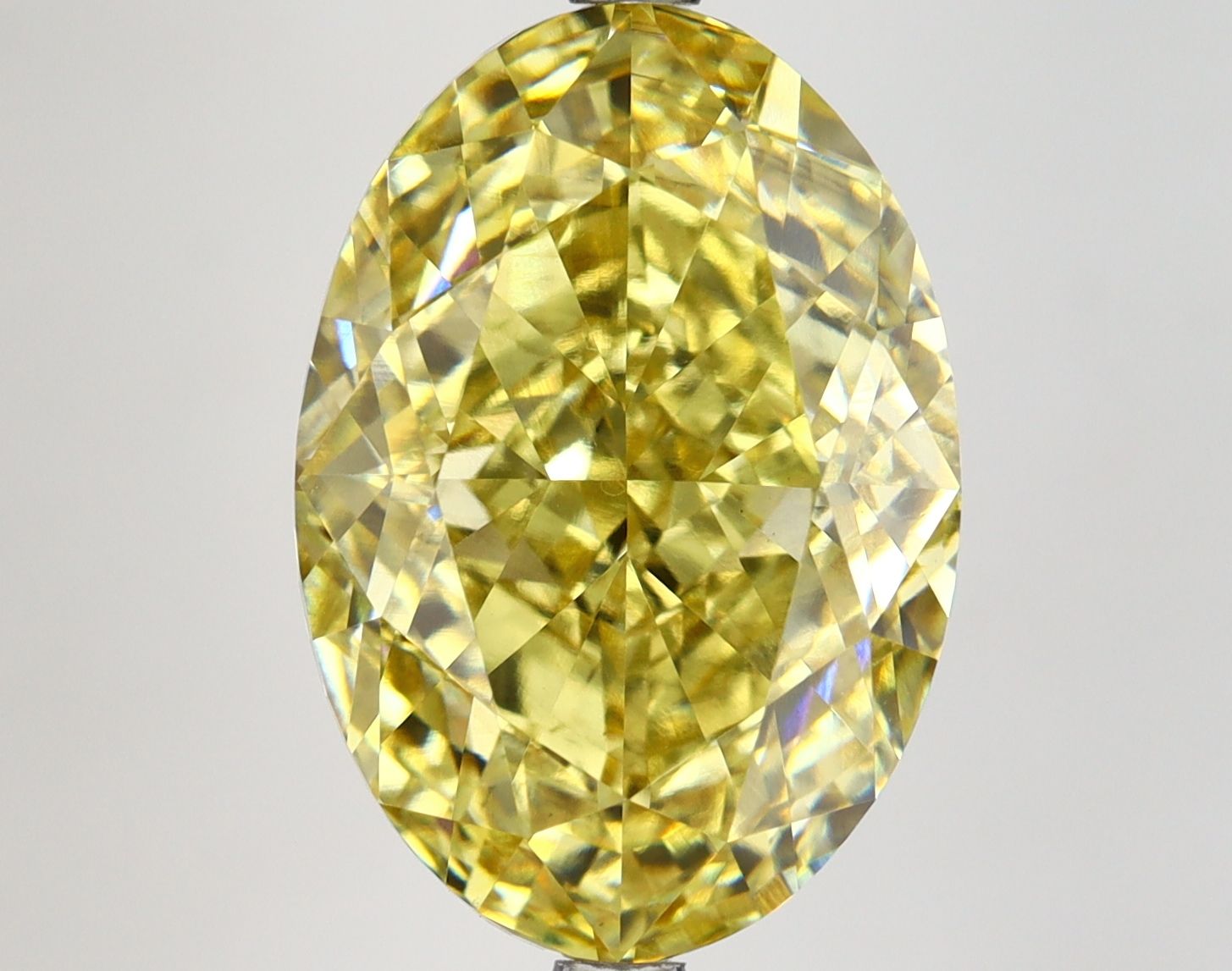 9.78 ct. oval Lab Grown Diamond front image