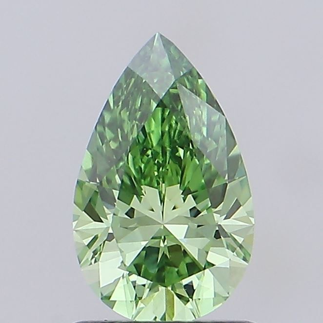 1.06 CT Fancy Vivid Green PEAR