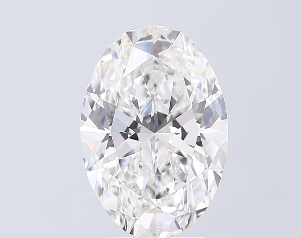 4.09 ct. oval Lab Grown Diamond front image
