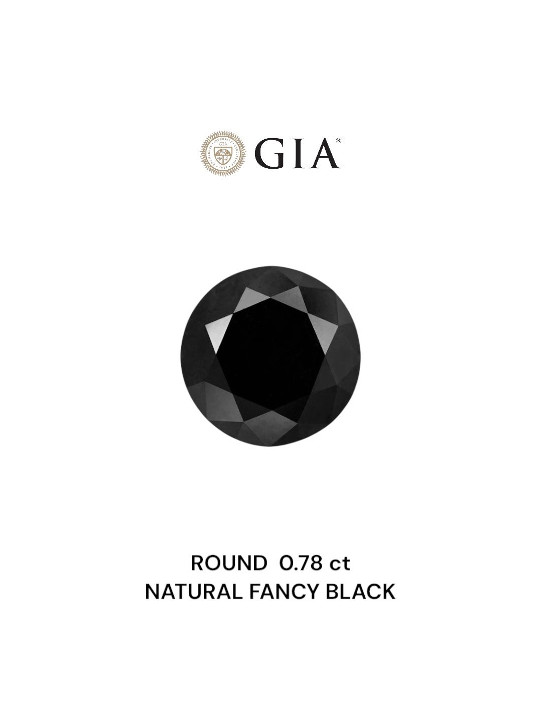 0.78 ct Round diamond