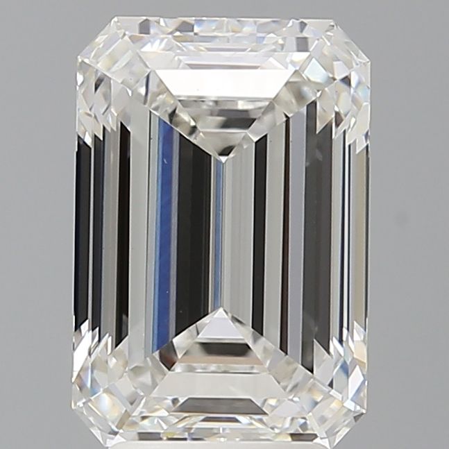 3.97 ct. emerald Lab Grown Diamond front image