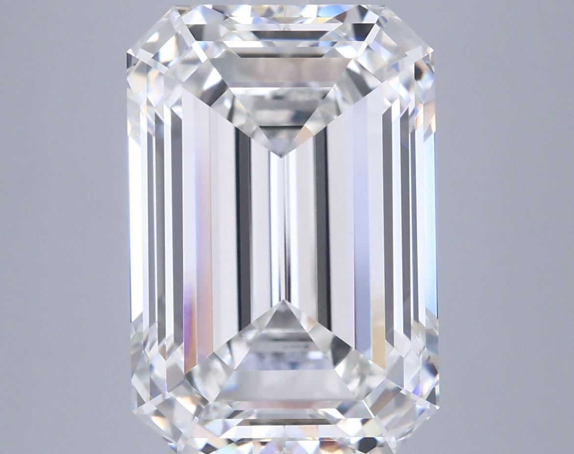 8.09 ct. emerald Lab Grown Diamond front image