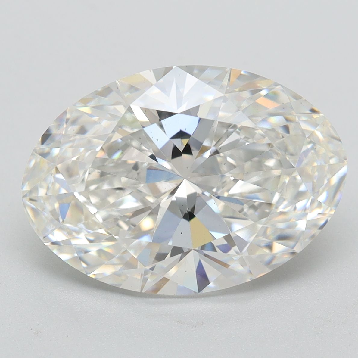 3.72 ct. oval Lab Grown Diamond front image