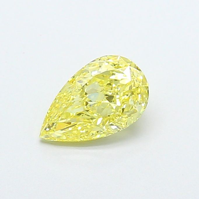 1.0 CT Fancy Vivid Yellow PEAR