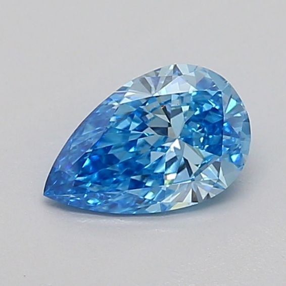 0.51 CT Fancy Vivid Blue PEAR