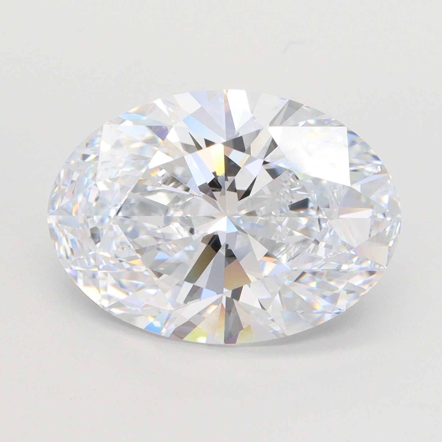 7.11 ct. oval Lab Grown Diamond front image