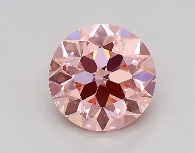 0.41 CT Fancy Vivid Pink OLD EUROPEAN CUT