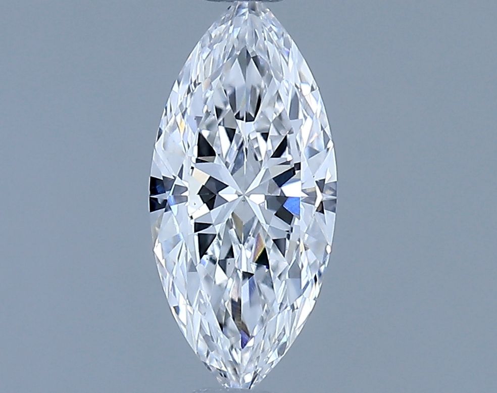 0.56 Carati D VVS2 Marquise Laboratorio Diamante