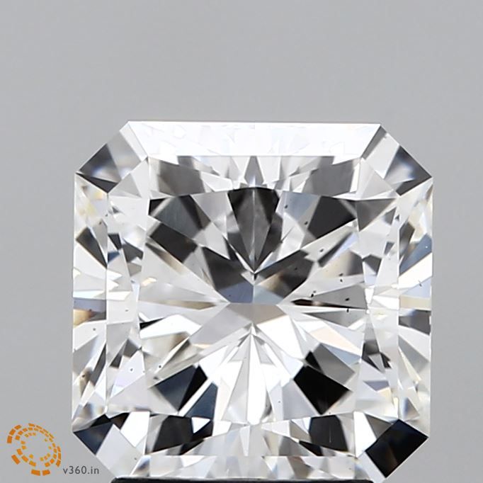 2.76 ct Square Radiant diamond
