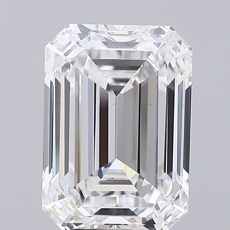 5.54 ct. emerald Lab Grown Diamond front image