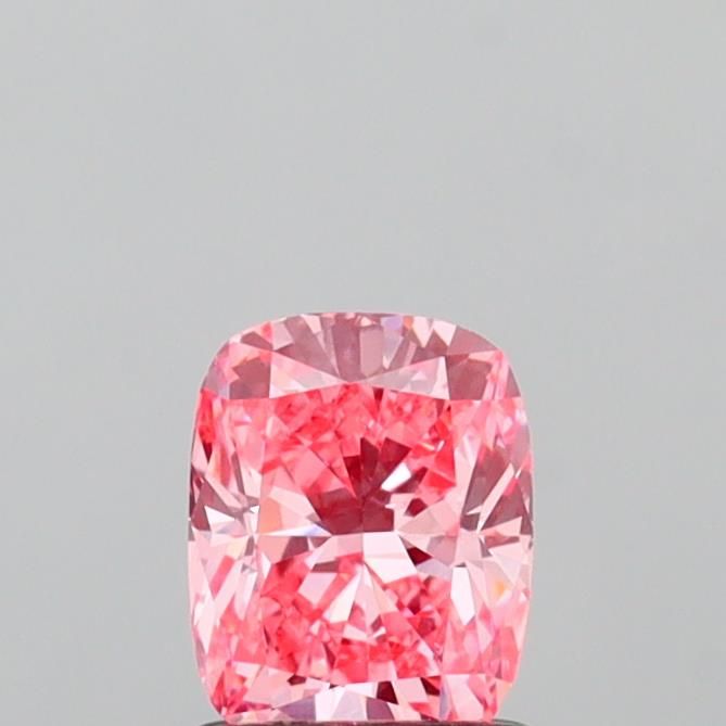 0.92 CT Fancy Vivid Pink CUSHION MODIFIED