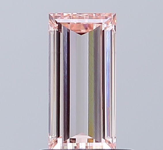 0.93 CT Fancy Light Pink BAGUETTE