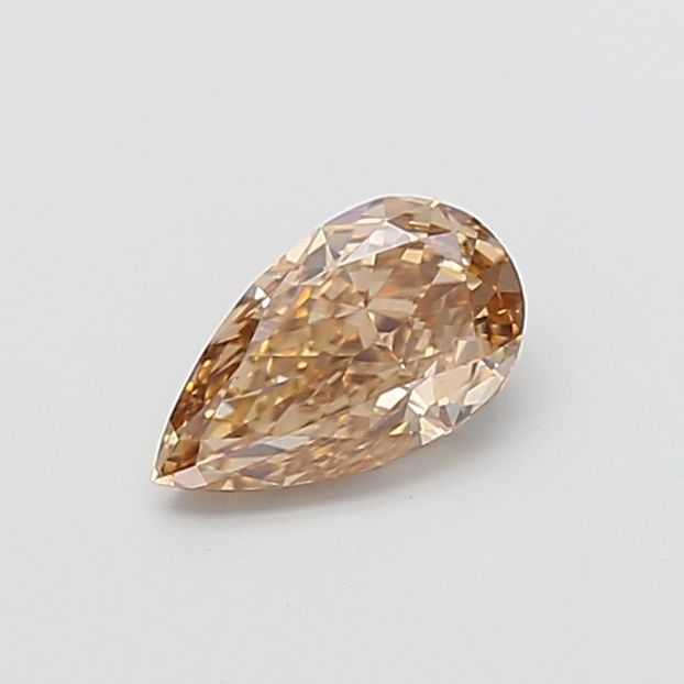 1.02 CT Fancy Light Yellowish Brown PEAR