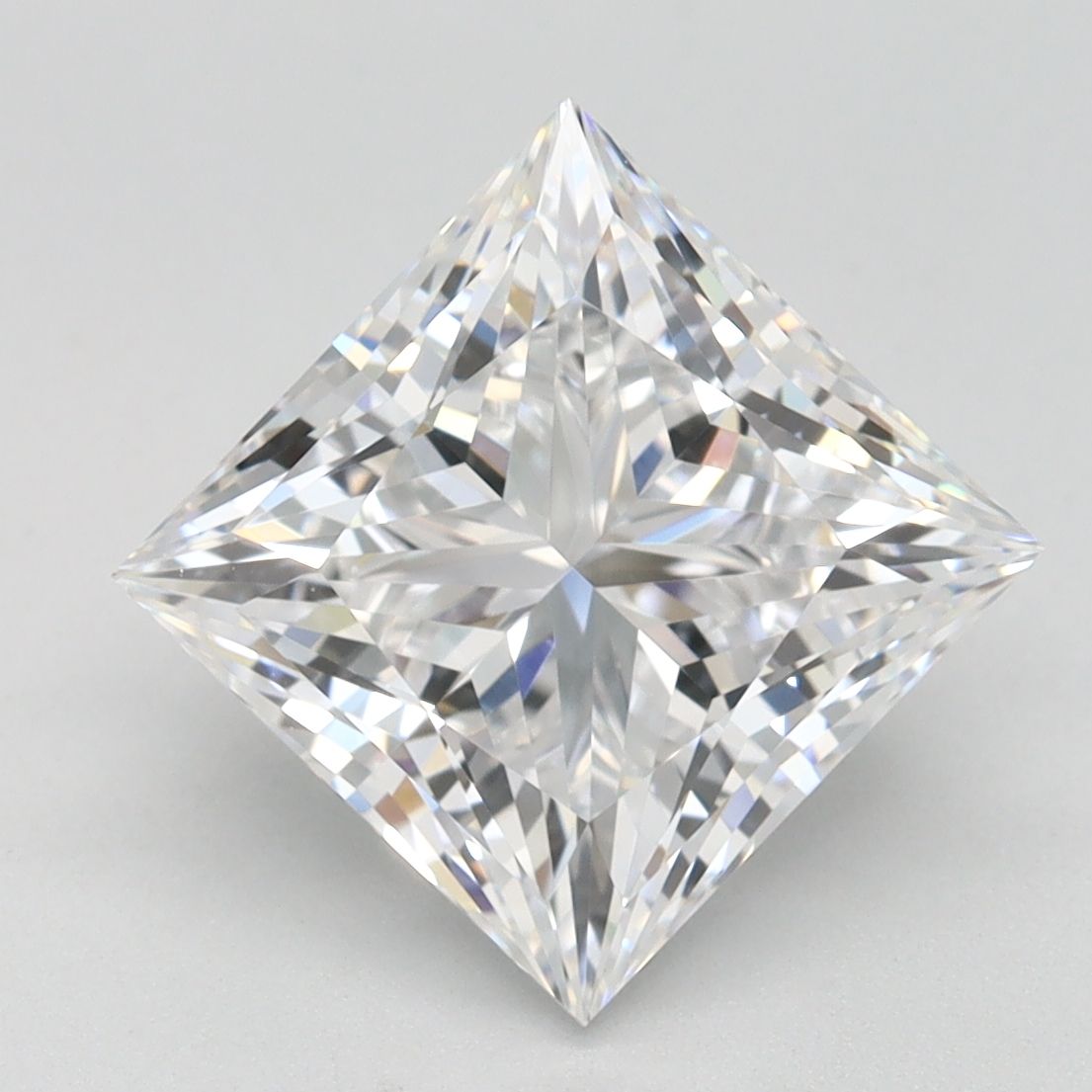 3.17 ct. princess Lab Grown Diamond front image