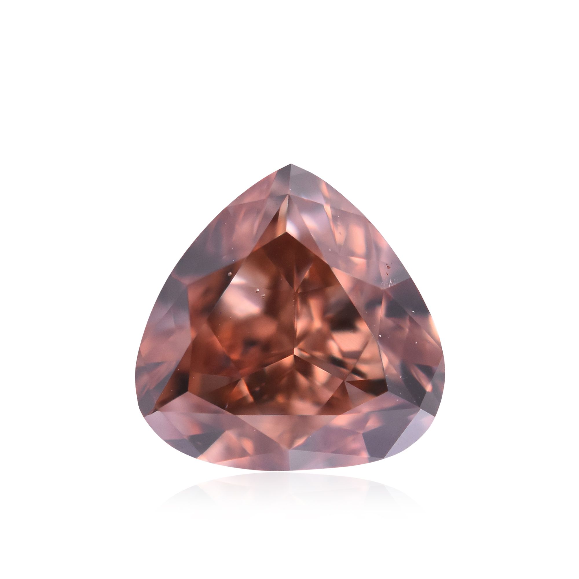 Diament 0.5 ct Fancy Deep Orangey Pink/VS1