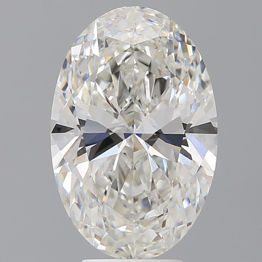 5.53 ct. oval Lab Grown Diamond front image