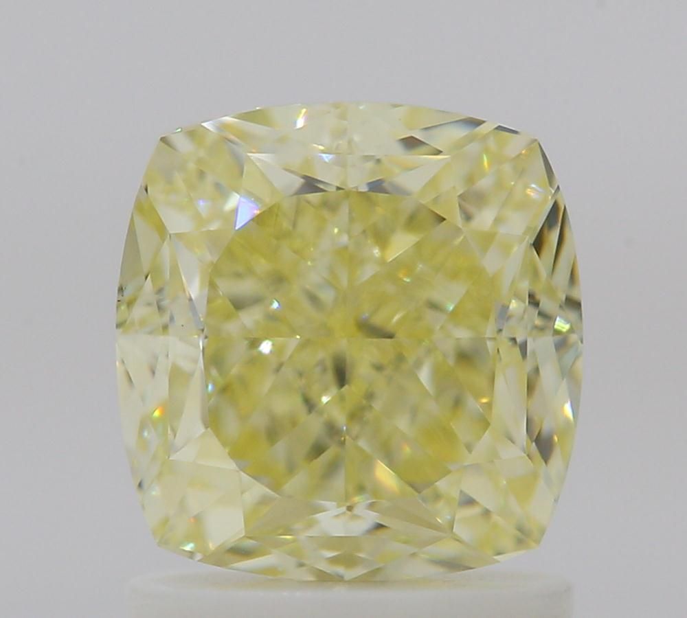 Diament 1.61 ct Fancy Light Yellow/VS1
