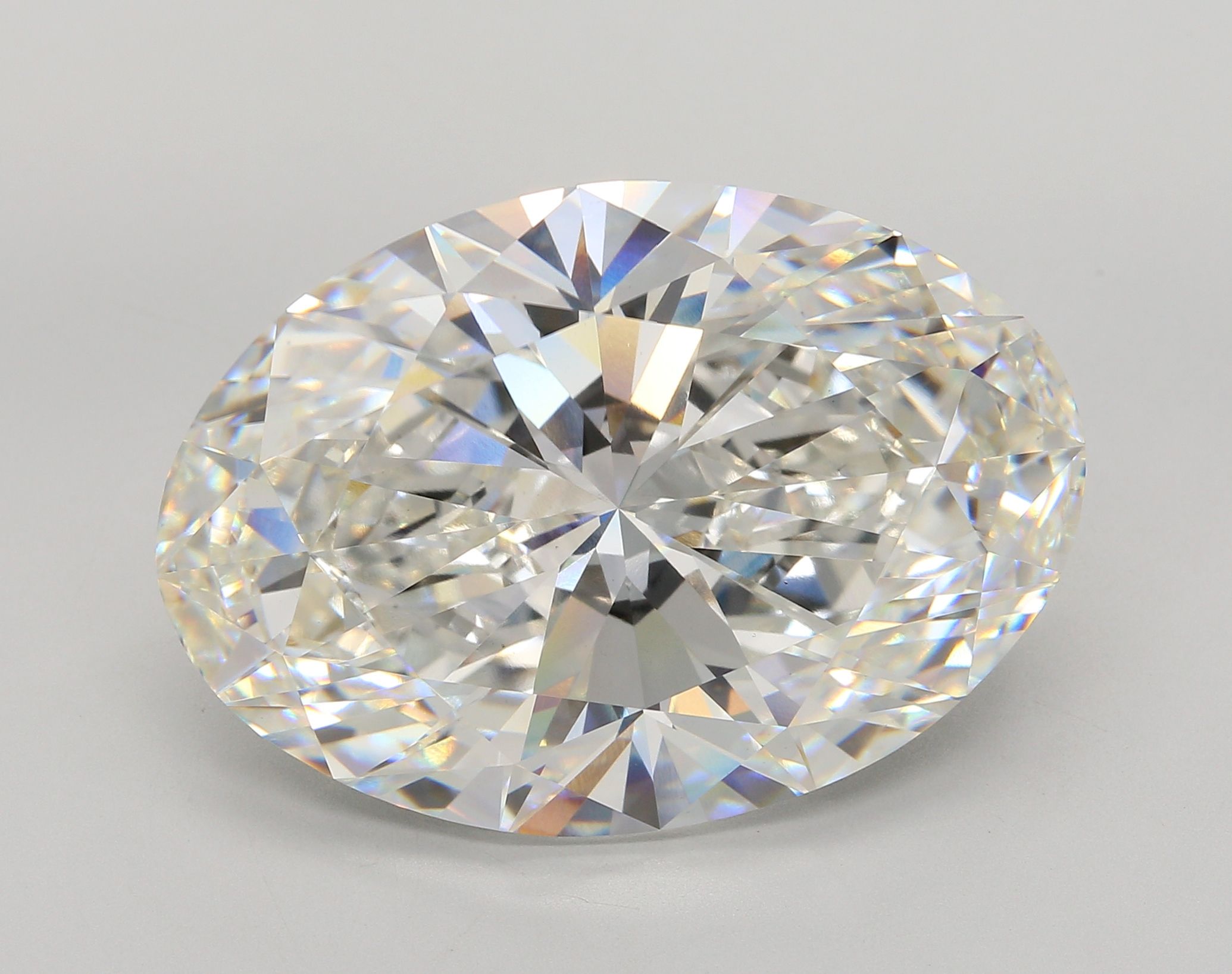32.28 ct. oval Lab Grown Diamond front image